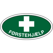 Førstehjælps mærke - Grøn