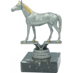 Heste statuette i antik sølv fra pokalbutikken.dk
