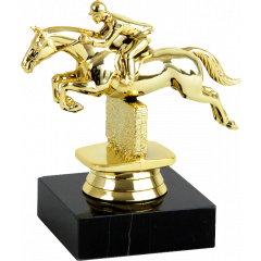 Flot spring heste statuette - Køb online hos Pokalbutikken.dk