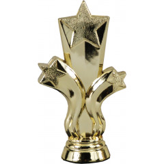 Guldfarvet stjerneskuds award statuette