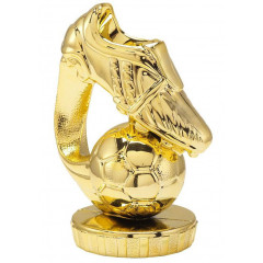 Fodbold og fodboldstøvle statuette