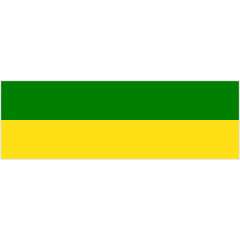 Medaljebånd (grøn/gul) (97-RI.013.B)