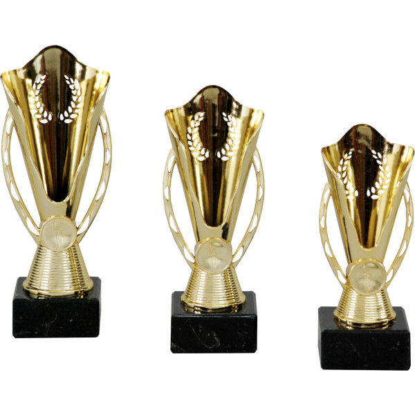 Budget guld pokal i (Serie 19-1130, 3 Størrelser)