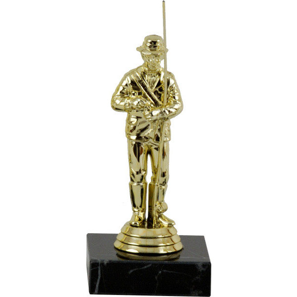 Lystfisker statuette fra Pokalbutikken.dk