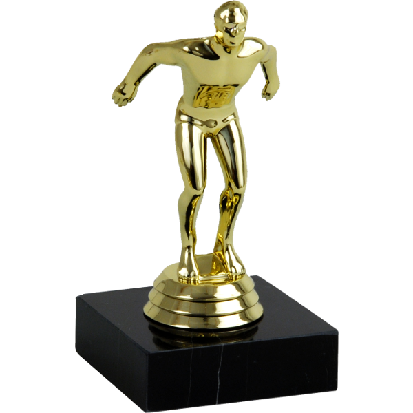 Svømme statuette fra Pokalbutikken.dk