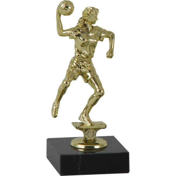 Dame håndbold statuette fra Pokalbutikken.dk