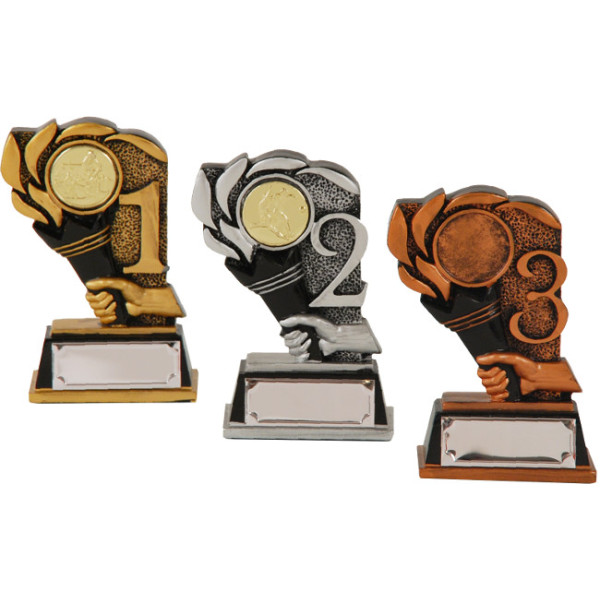 Statuette til første, anden og tredje præmien
