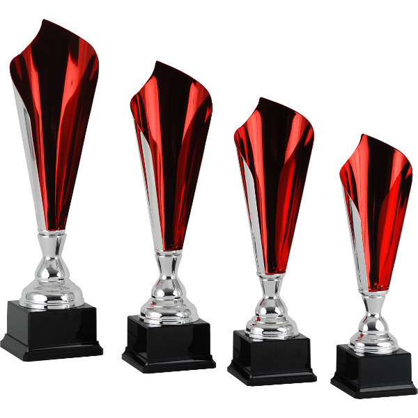 Stor sølv & rubinrød pokal (Serie 4700)
