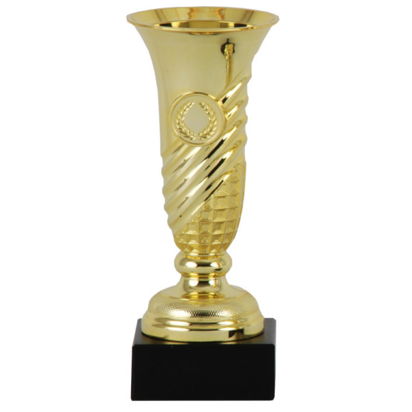 Guldfarvet plastpokal (Serie 4780 - 3 Størrelser)