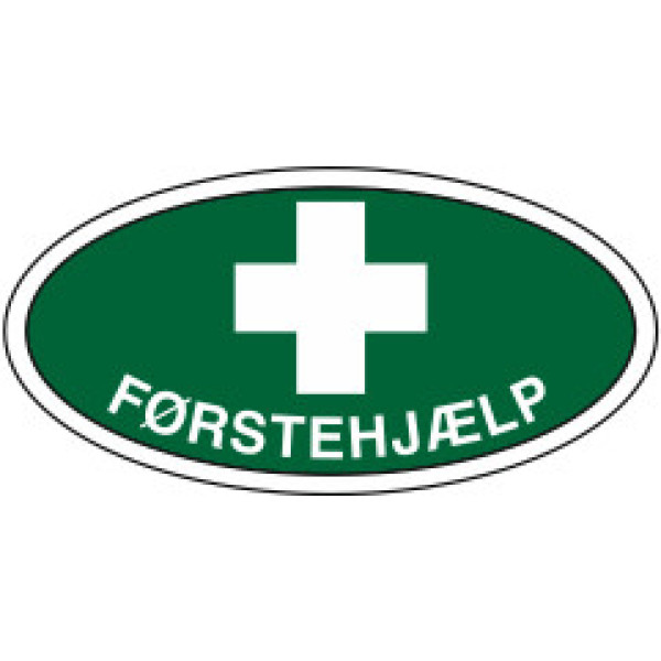 Førstehjælps mærke - Grøn