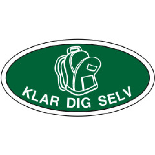 Klar dig selv mærke - Grøn