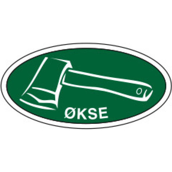 Økse mærke - Grøn
