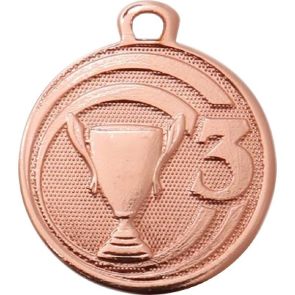 Medalje 3 præmie fra Pokalbutikken.dk