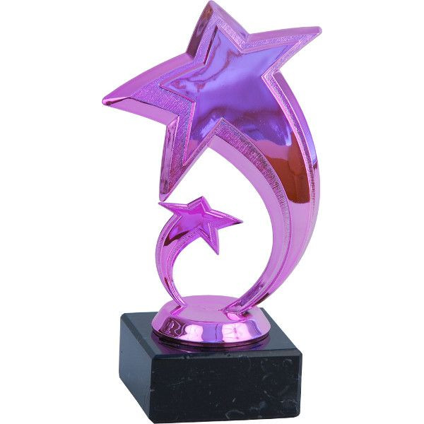 Pink stjerneskuds statuette