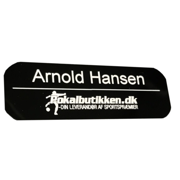 Navnskilte i Aluminium inkl. gravering