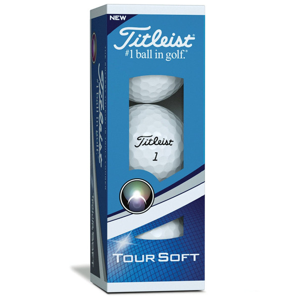 Titleist Tour Soft med farvetryk hurtig levering fra eget lager