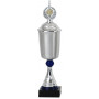 Vandrepokal sølv & blå (Serie 4480 - 5 Størrelser)